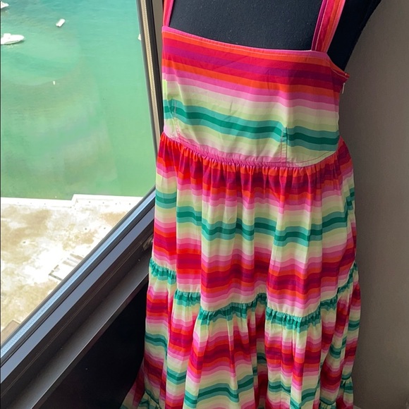 JCrew Multi Colored Maxi Dress US Size 6 NWT - Picture 2 of 11